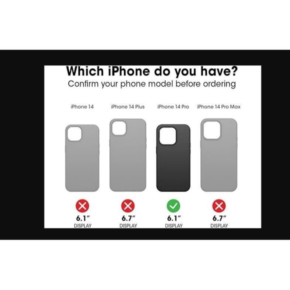 Otterbox Symmetry Series for MagSafe Ultra Slim Phone Case for IPhone 14 PRO - Picture 9 of 9